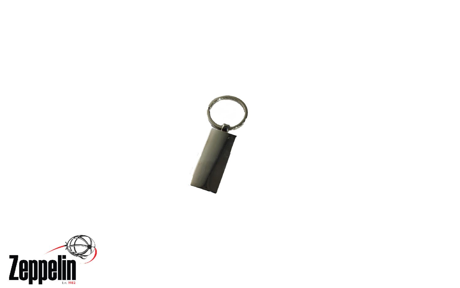 METAL KEY RING IN SHINY SILVER - Image 2