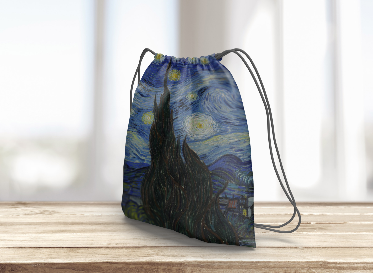 "STARRY NIGHT" DRAWSTRING BACKPACK - Image 2